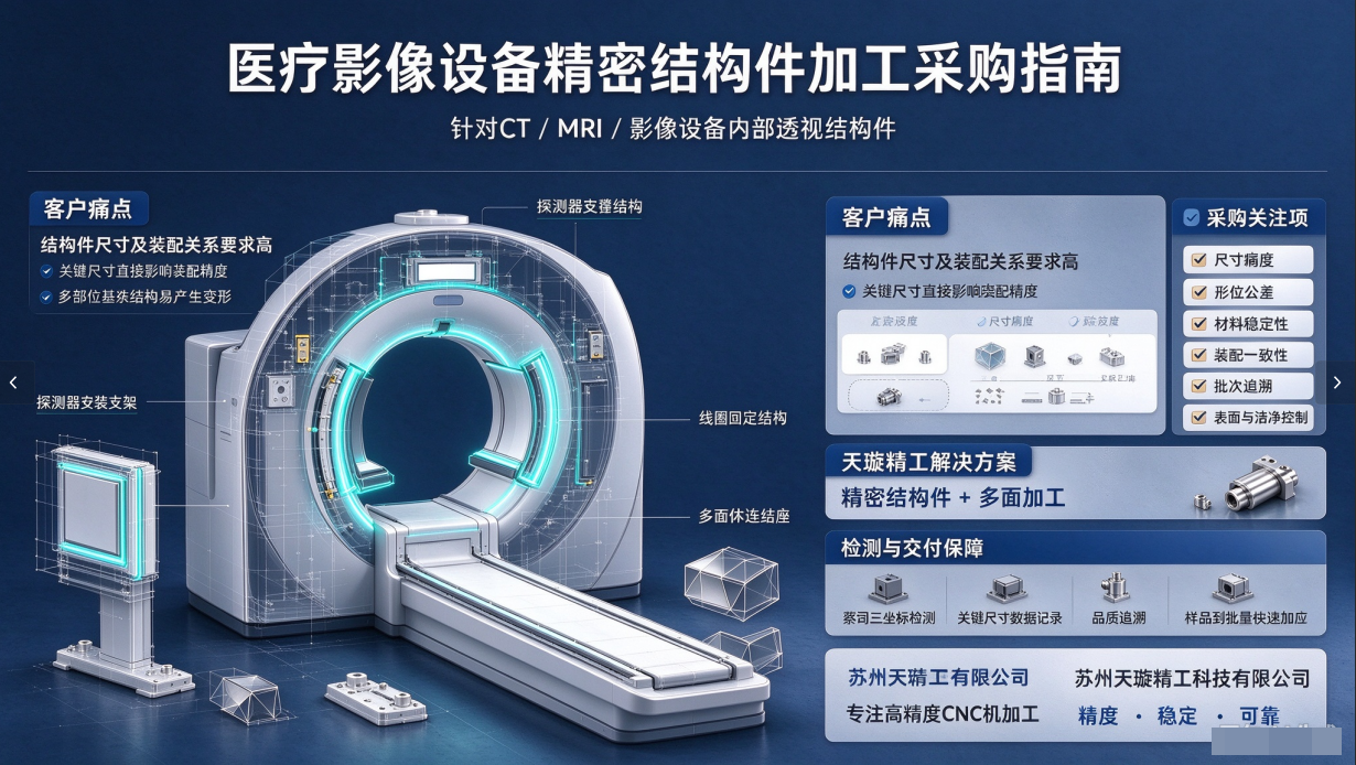 医疗影像设备精密结构件采购指南｜CT/MRI 内部结构件加工选型要点